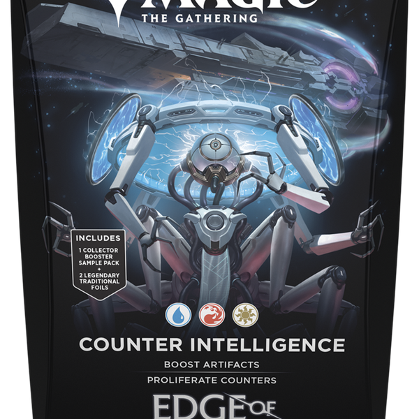 Magic the Gathering Edge of Eternities Counter Intelligence Commander Deck Magic the Gathering Edge of Eternities Counter Intelligence Commander Deck