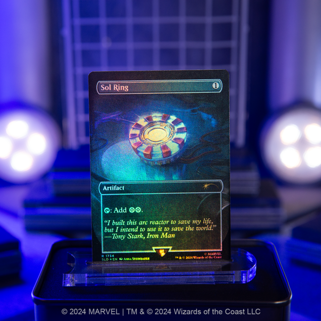 Secret Lair x Marvel Iron Man Rainbow Foil Edition