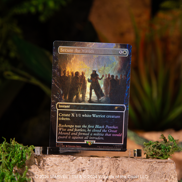 Secret Lair x Marvel Black Panther Rainbow Foil Edition