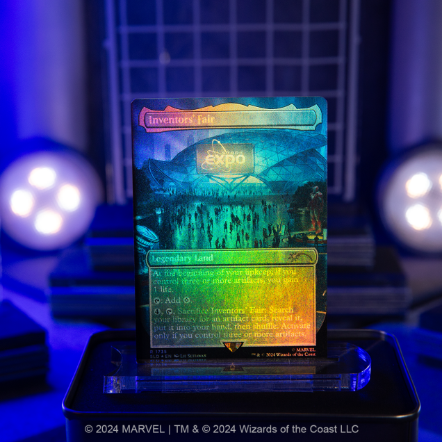 Secret Lair x Marvel Iron Man Rainbow Foil Edition