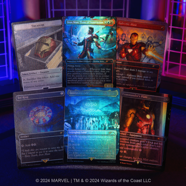 Secret Lair x Marvel Iron Man Rainbow Foil Edition