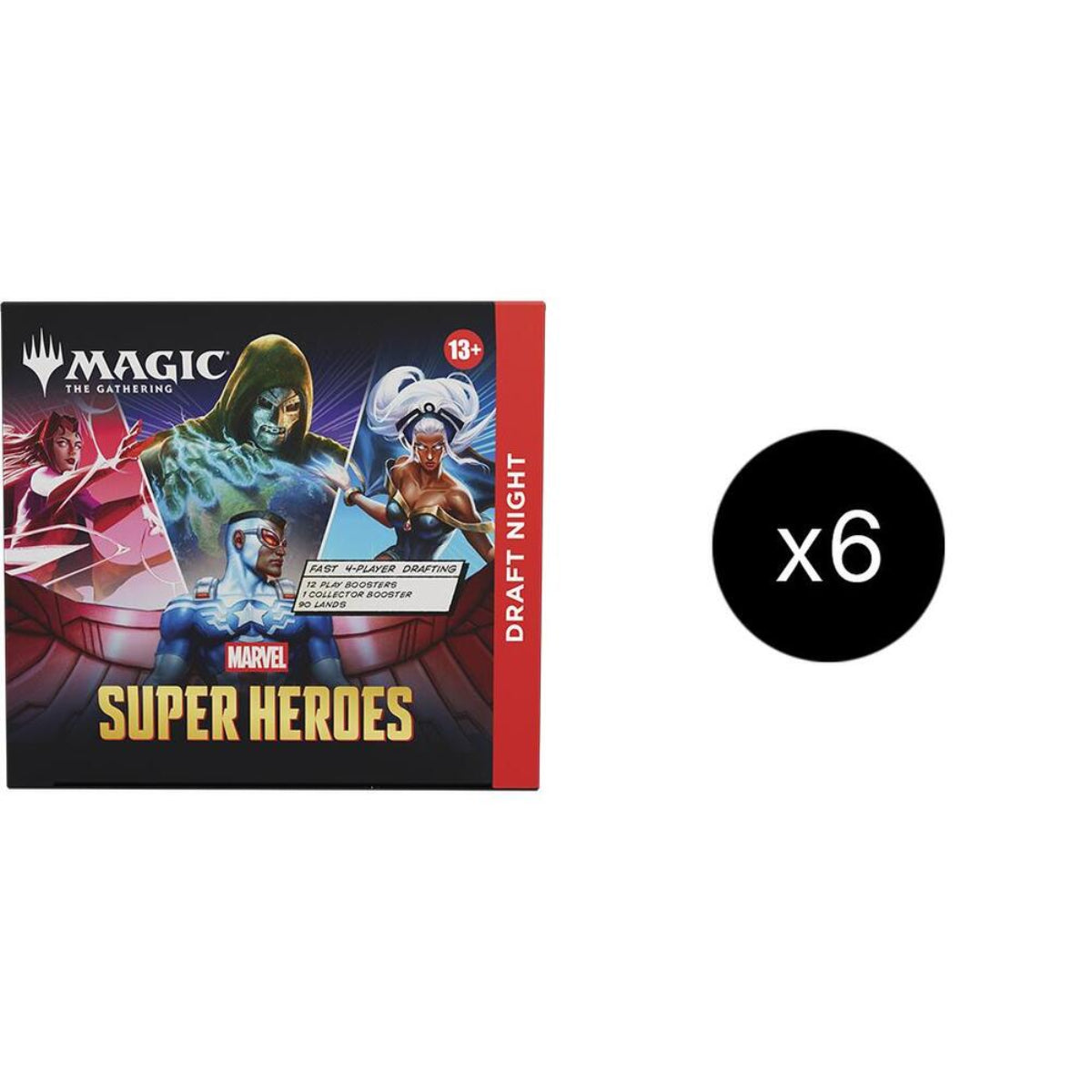 Marvel Super Heroes Draft Night Case (6 Boxes)