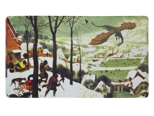 Dragon Shield Hunters In The Snow Playmat