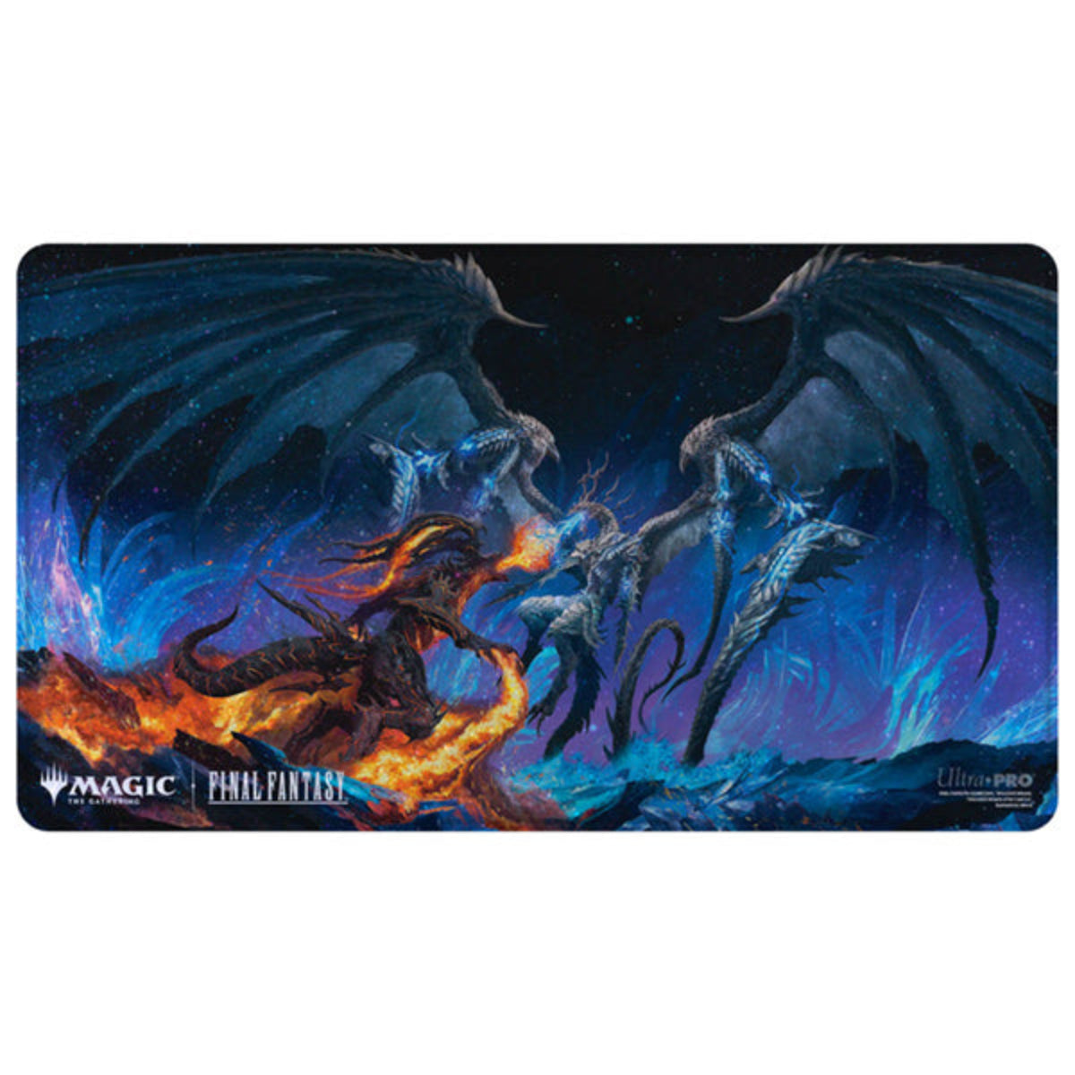 MTG Final Fantasy Bahamut and Ifrit Gift Bundle Art Playmat