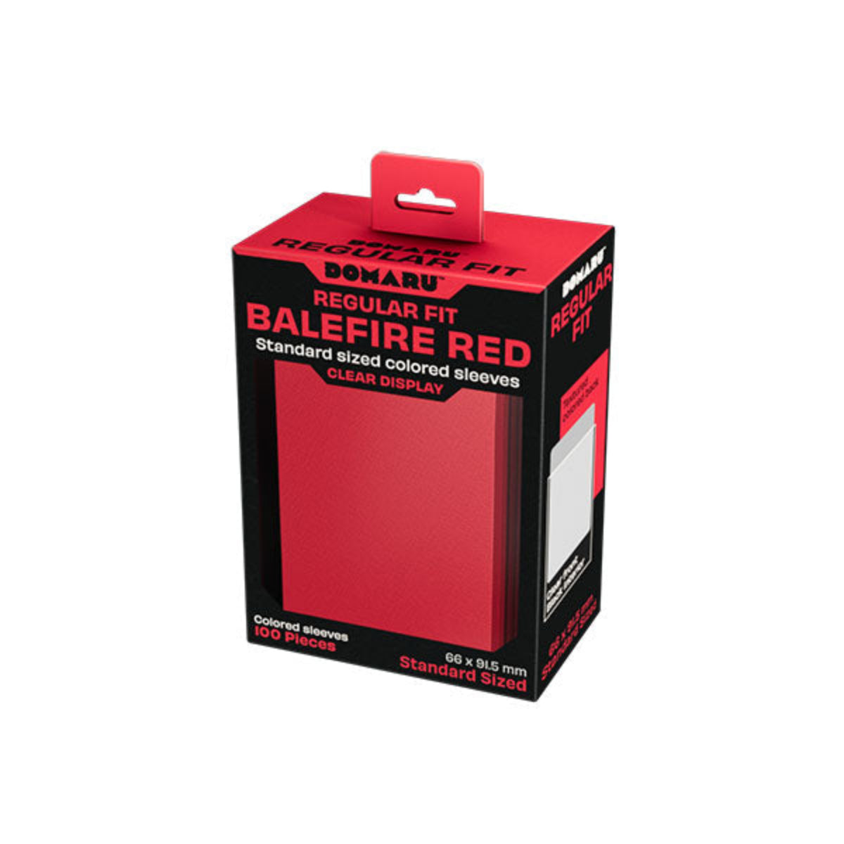 Domaru 100ct Standard Sleeves - Balefire Red