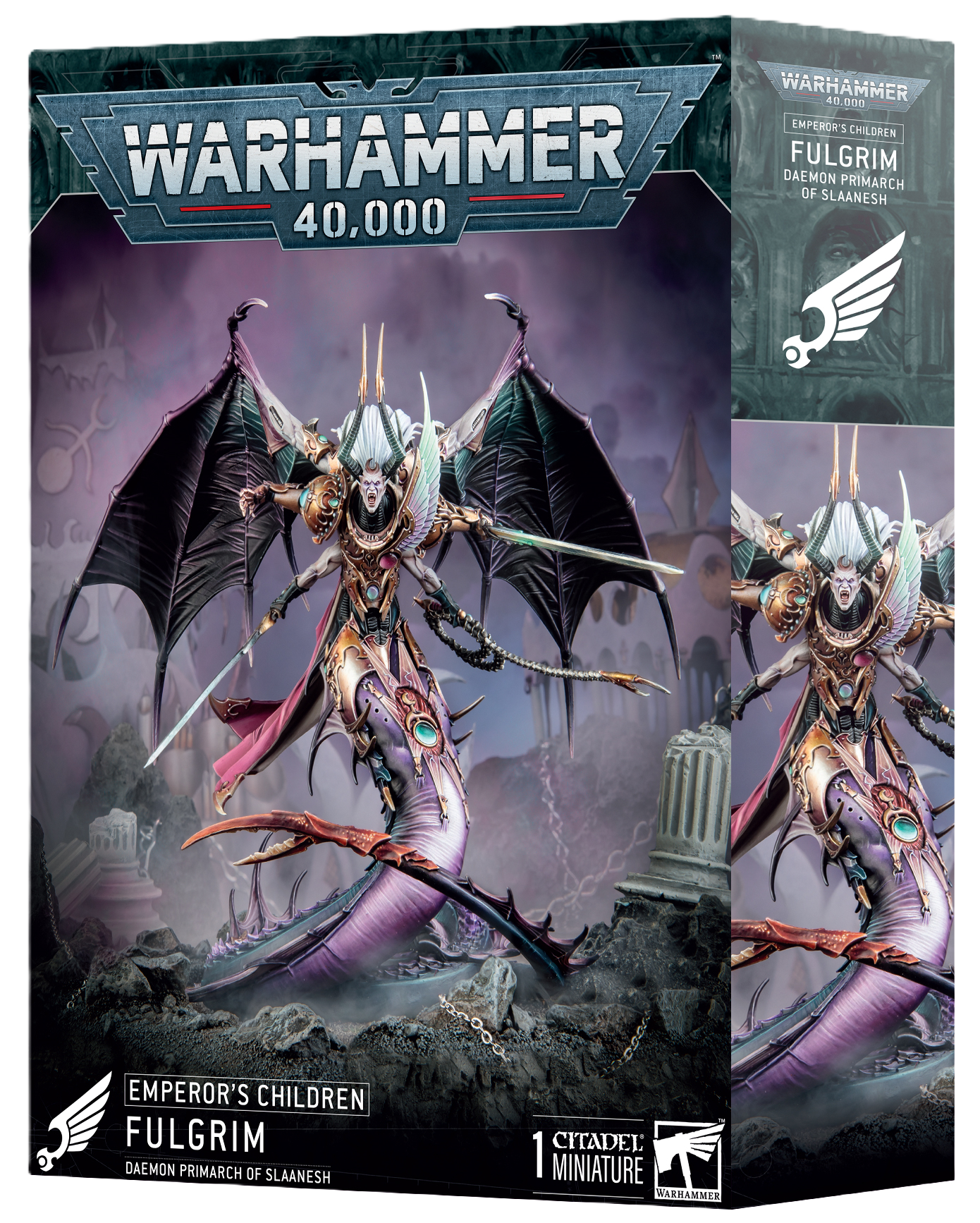 Fulgrim daemon primarch of slaanesh warhammer 40k emperors children