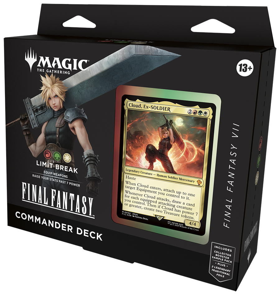 MTG Final Fantasy VII Limit Break (Cloud) Commander Deck MTG Final Fantasy VII Limit Break (Cloud) Commander Deck