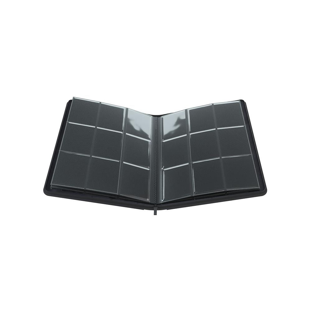 Gamegenic Zip-Up Album 18-Pocket 360 Card Binder - Black