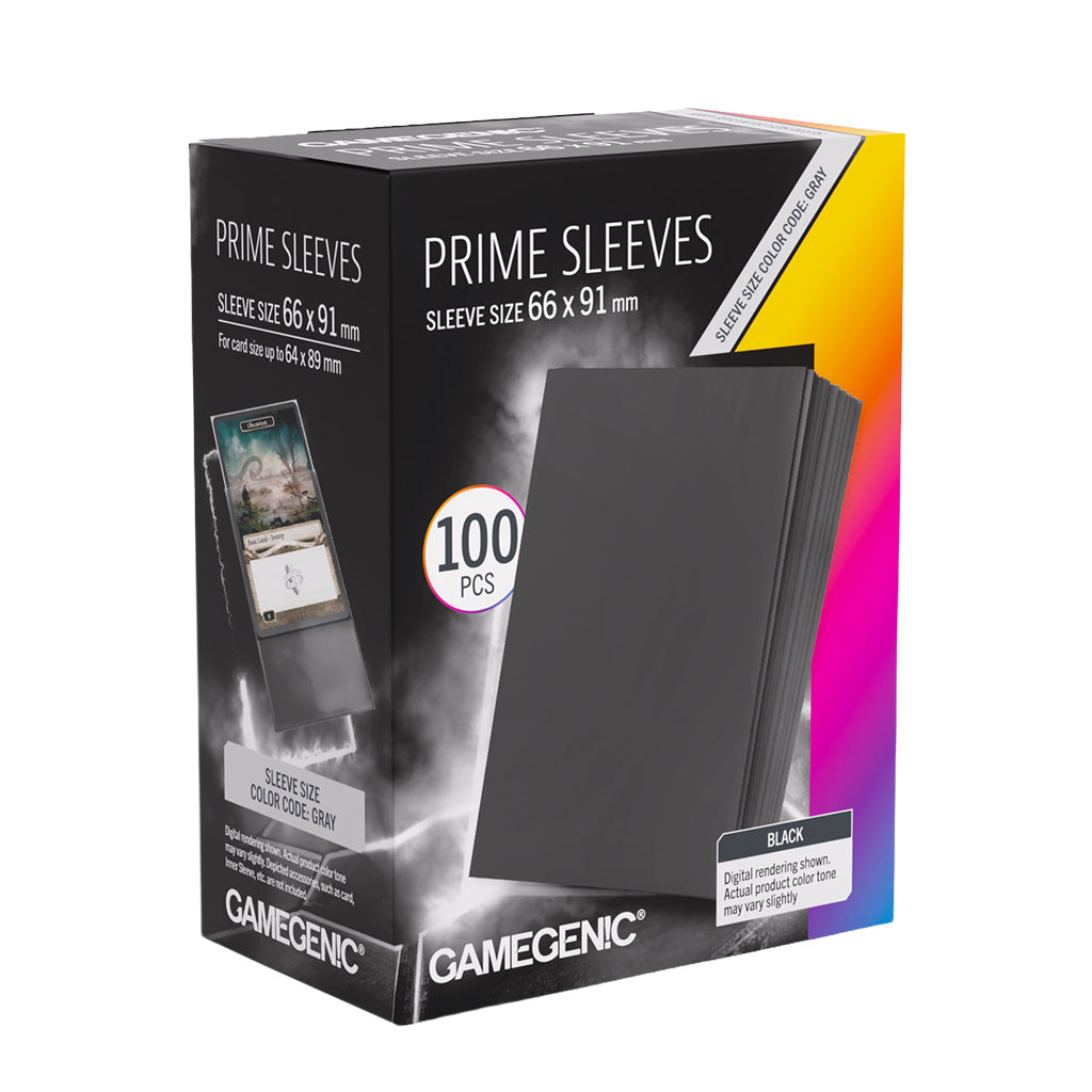Gamegenic 100ct Prime Sleeves - Black