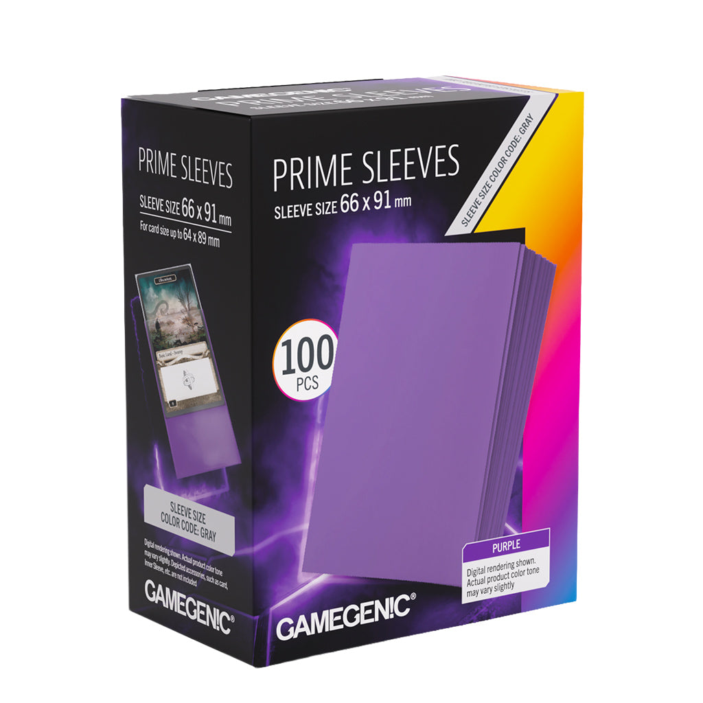 Gamegenic 100ct Prime Sleeves - Purple