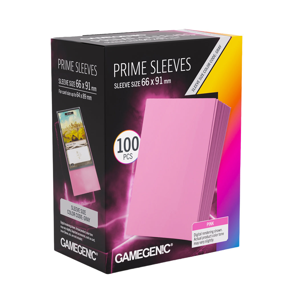 Gamegenic 100ct Prime Sleeves - Pink