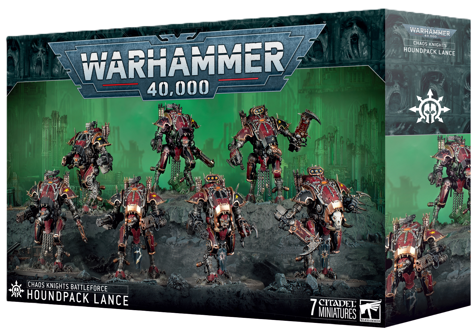 Buy Warhammer 40k: Chaos Knights Battleforce - Houndpack Lance Preorder