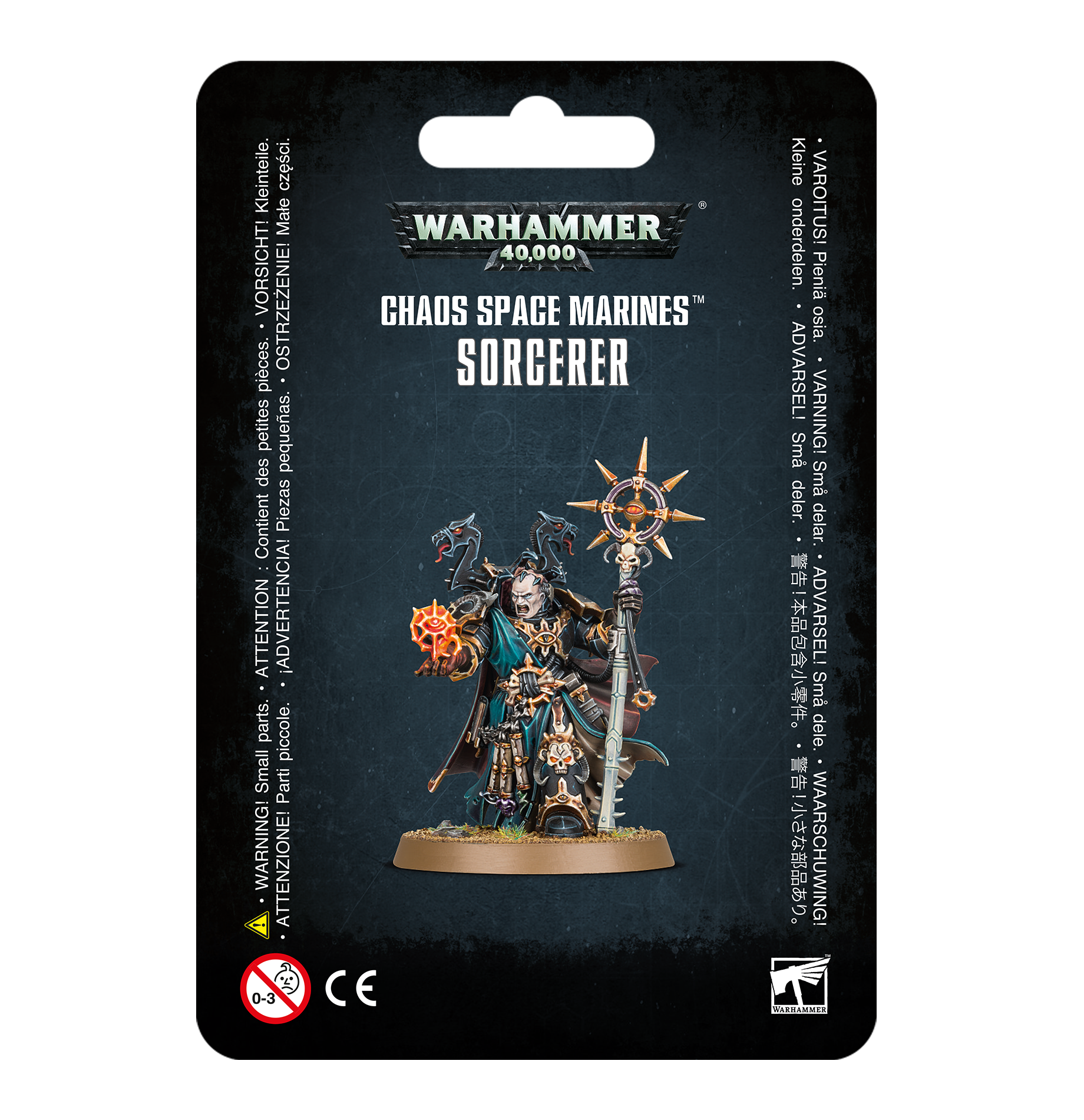 Warhammer 40K Chaos Space Marines Sorcerer