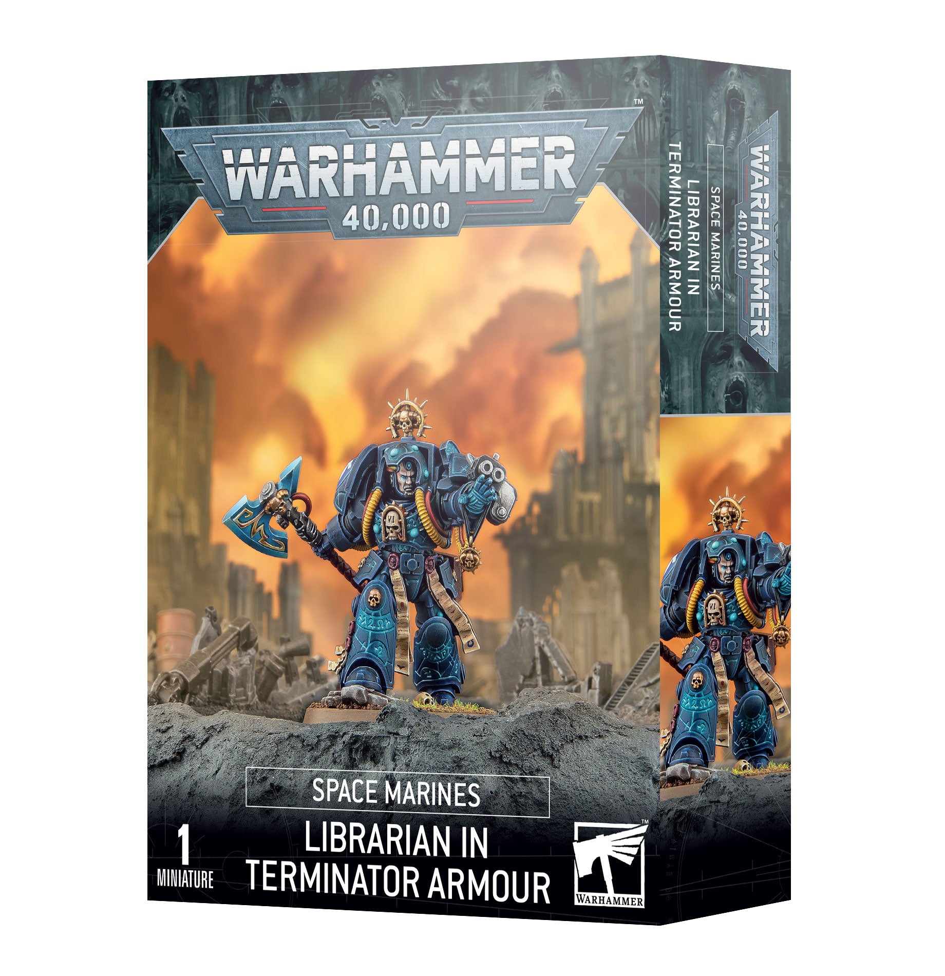 Warhammer 40K Space Marines Librarian in Terminator Armour