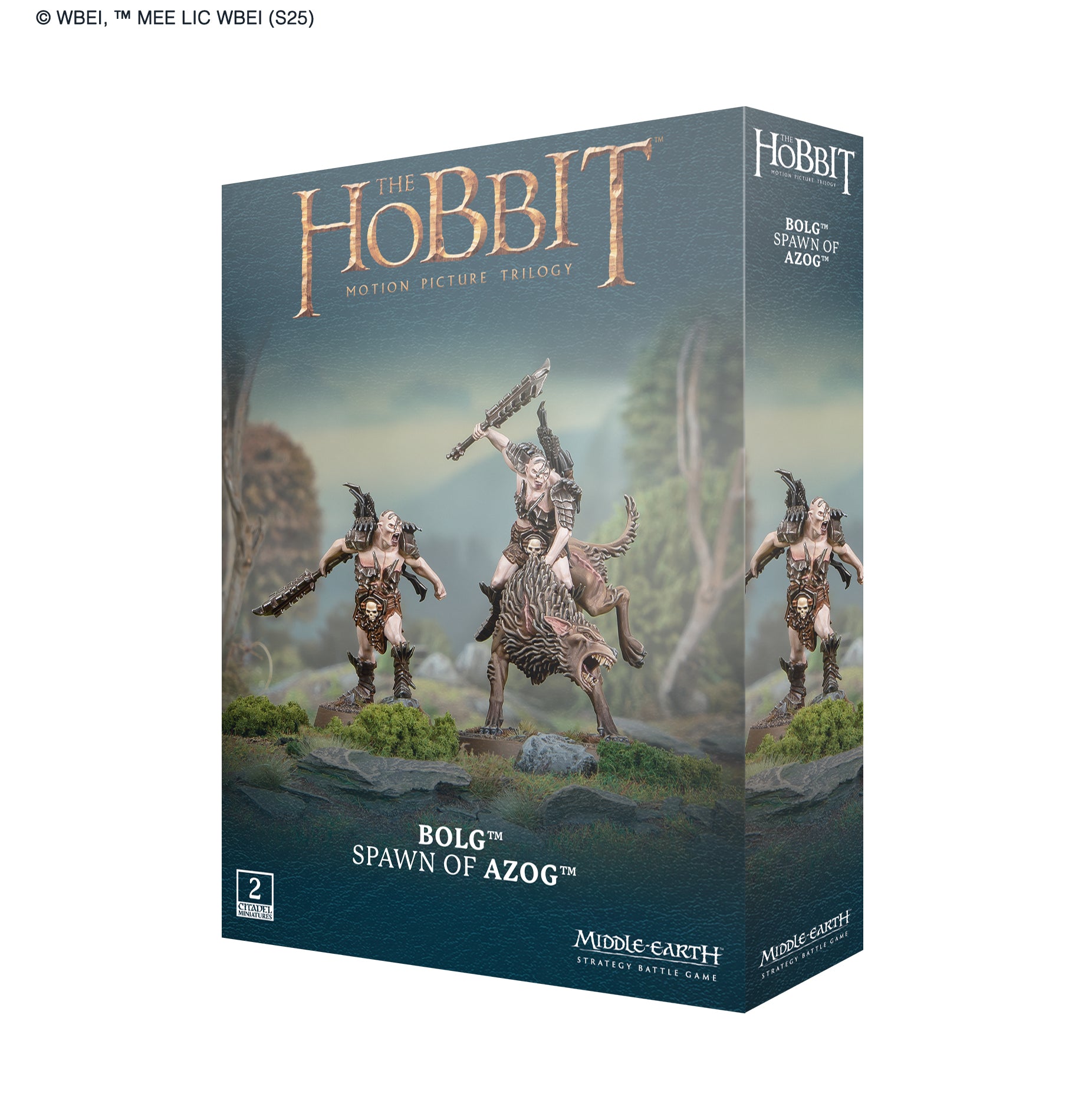 the hobbit middle earth sbg miniatures bolg spawn of azog by games workshop