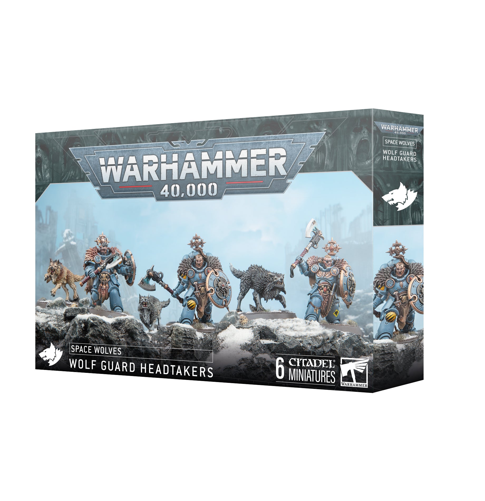 Preorder Warhammer 40K Space Wolves Wolf Guard Headtakers