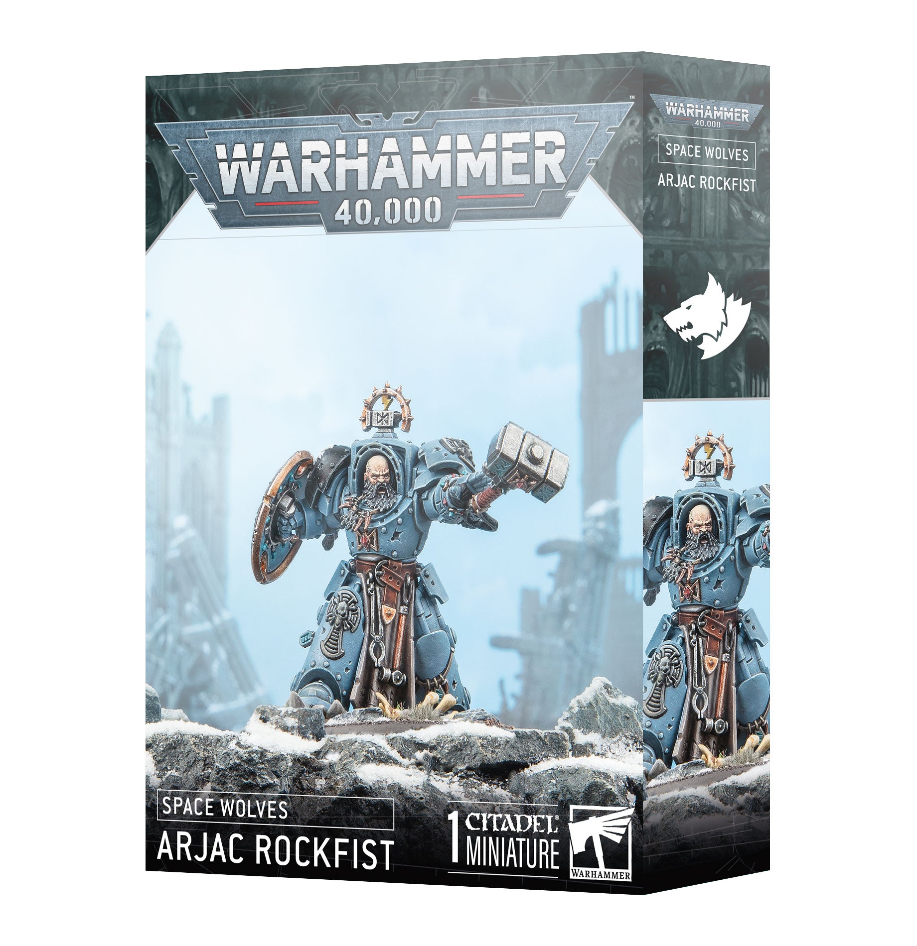 Preorder Warhammer 40K Space Wolves Arjac Rockfist
