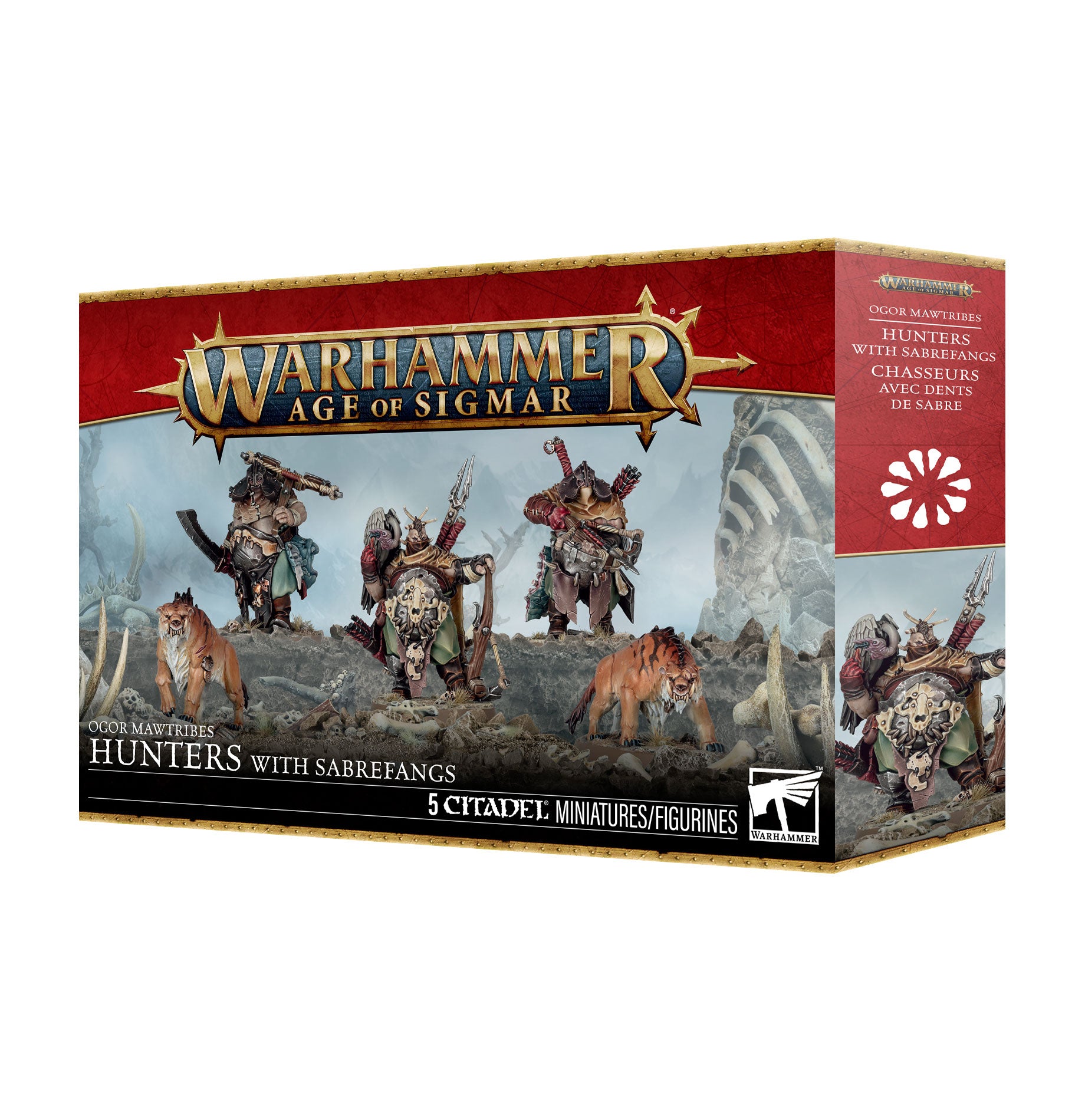 Warhammer AoS Ogor Mawtribes Hunters With Sabrefangs