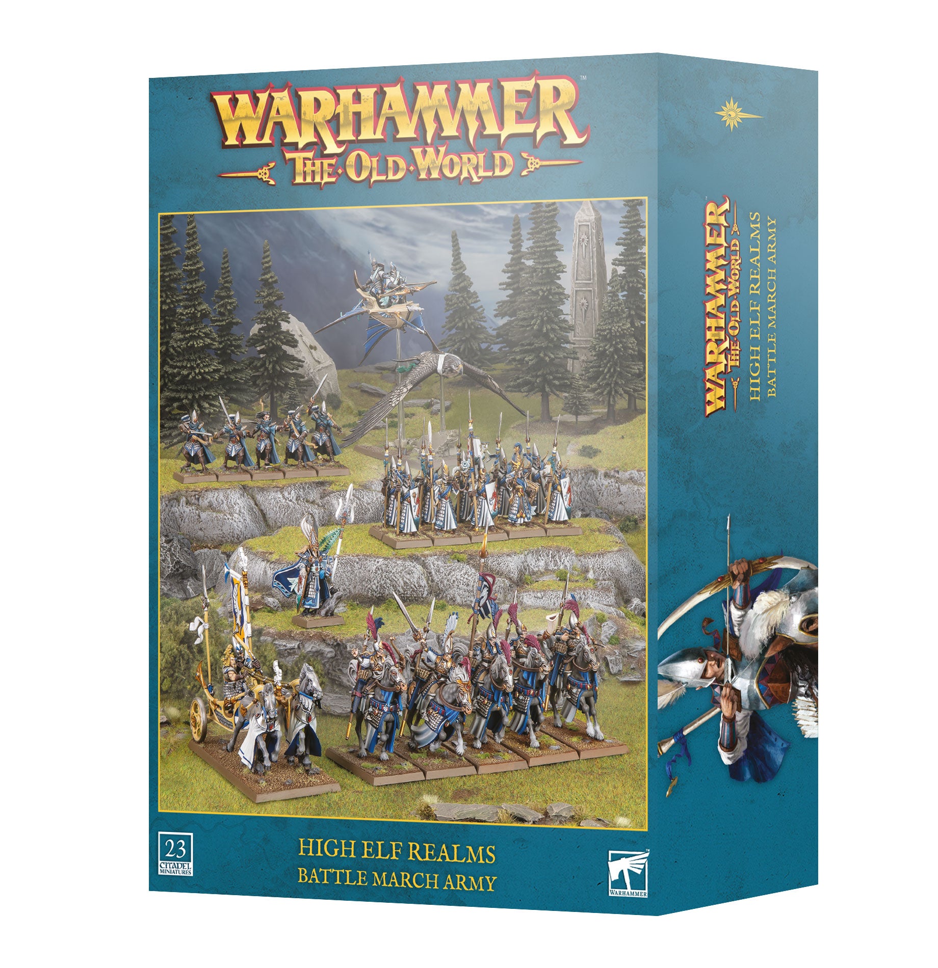 Warhammer TOW High Elf Realms Battle March Army - Preorder