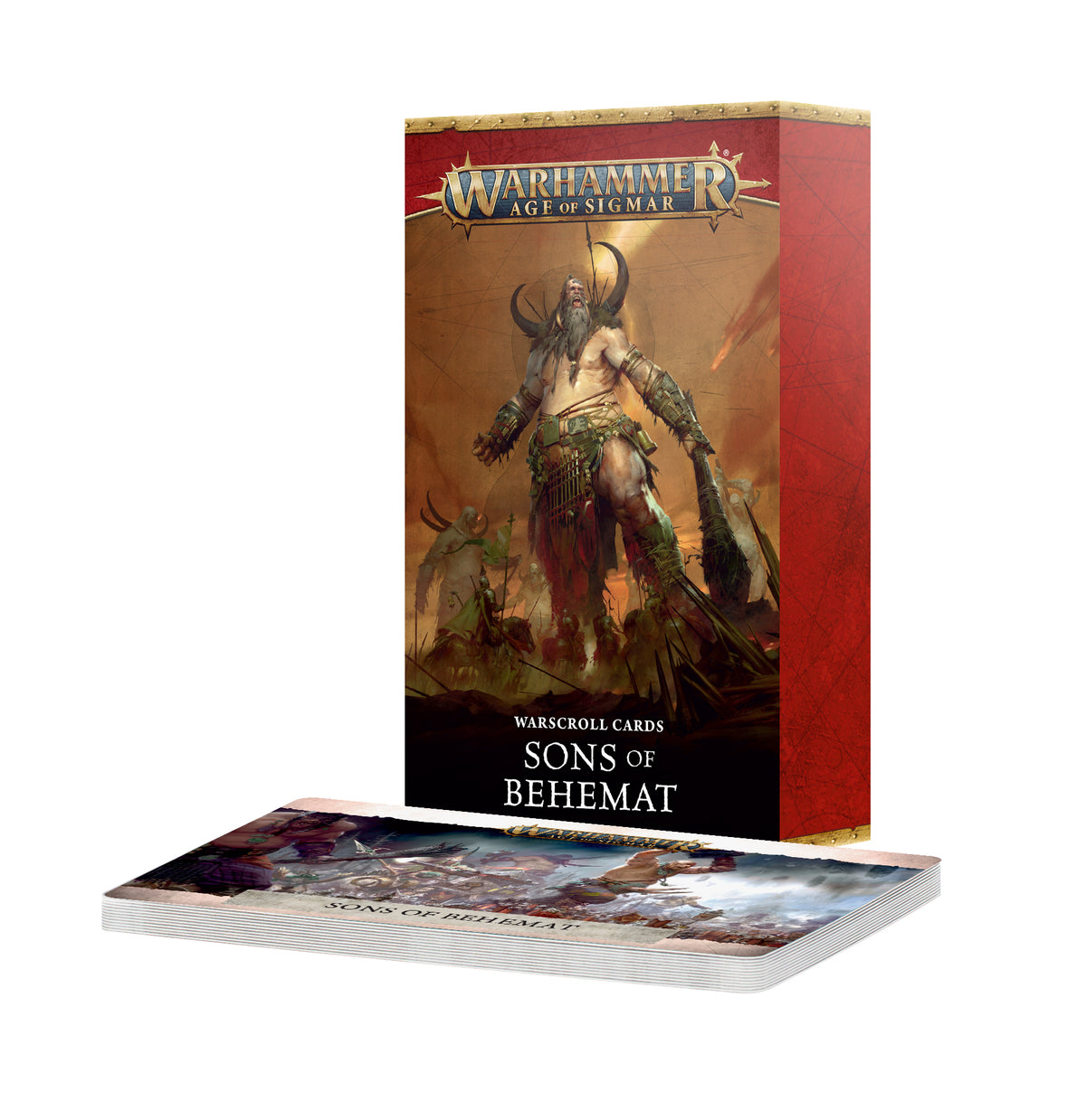 Warhammer AoS Warscroll Cards Sons of Behemat - Preorder