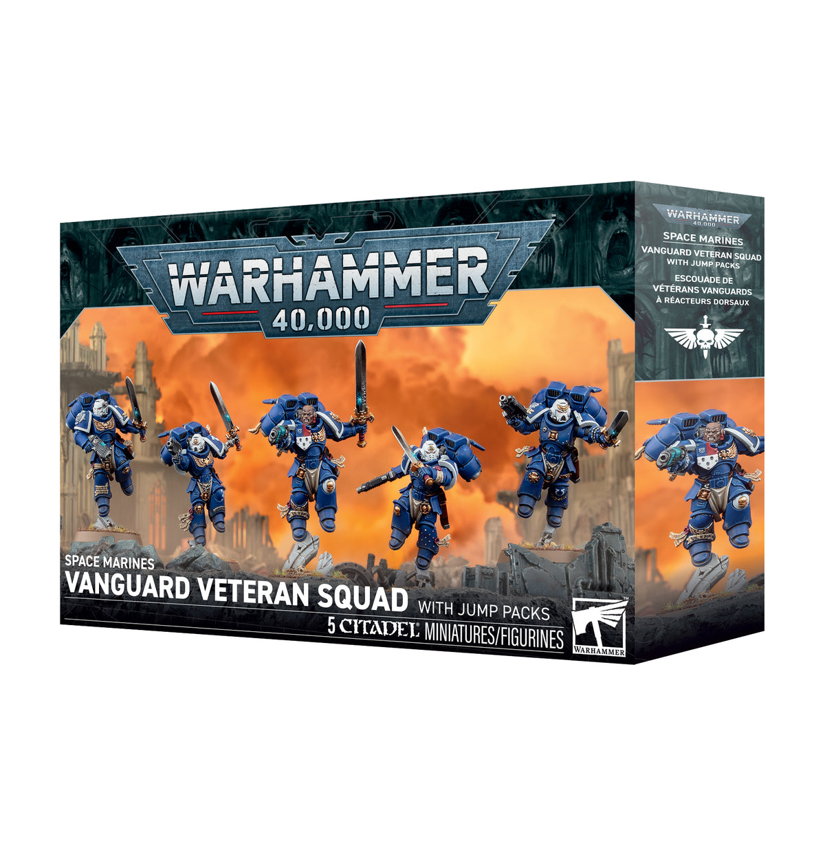 Warhammer 40K Space Marines Vanguard Veteran Squad with Jump Packs - Preorder