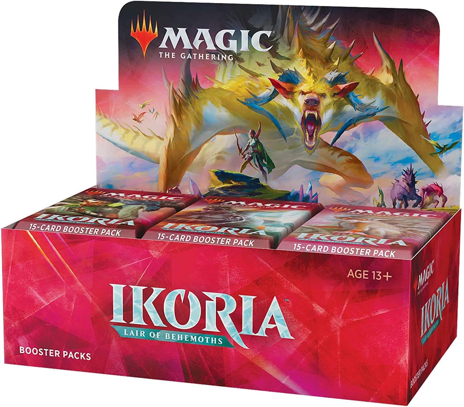 mtg ikoria lair of behemoths booster box display