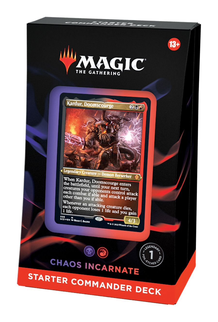 Chaos Incarnate Starter Commander Deck