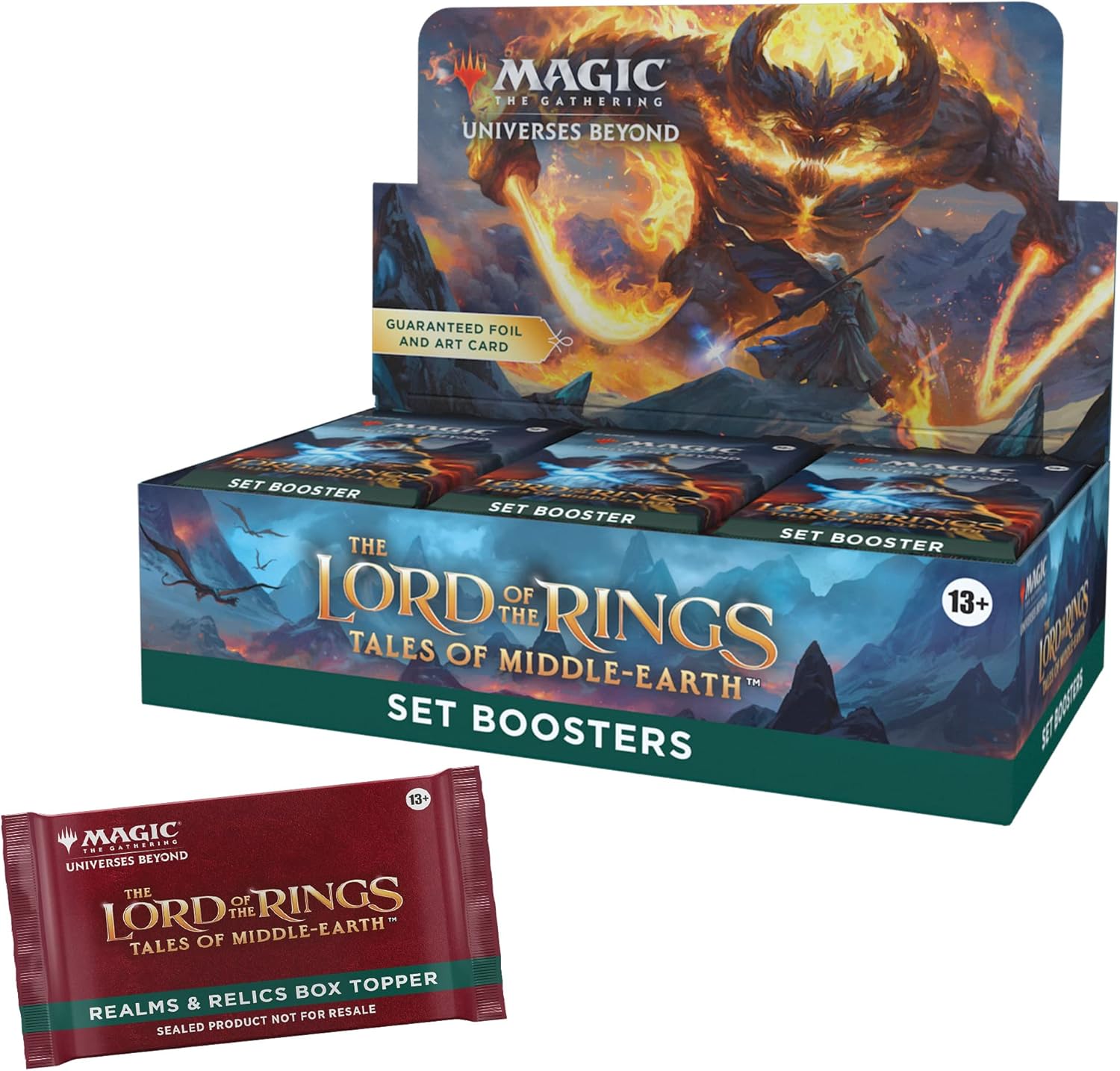 mtg lotr box topper set booster box