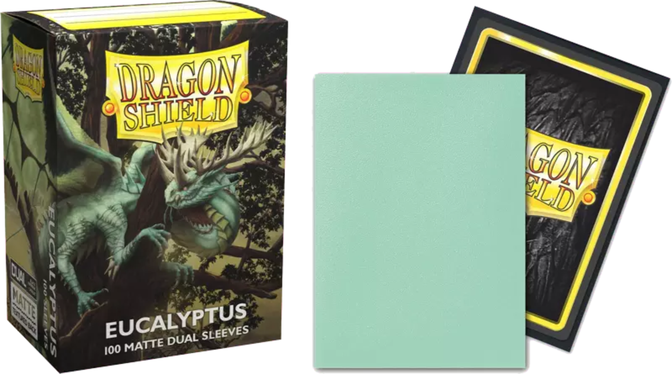 Dragon Shield Game Sleeves 100ct - Matte Dual Eucalyptus