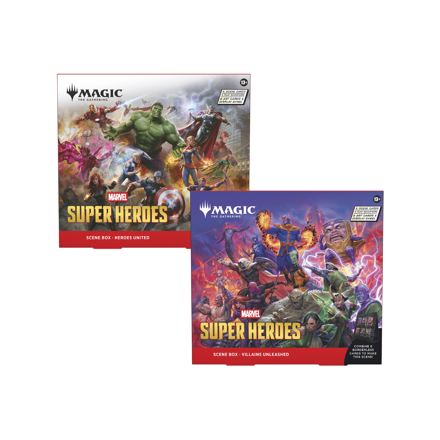 Marvel Super Heroes Scene Box (Set of 2) - Preorder