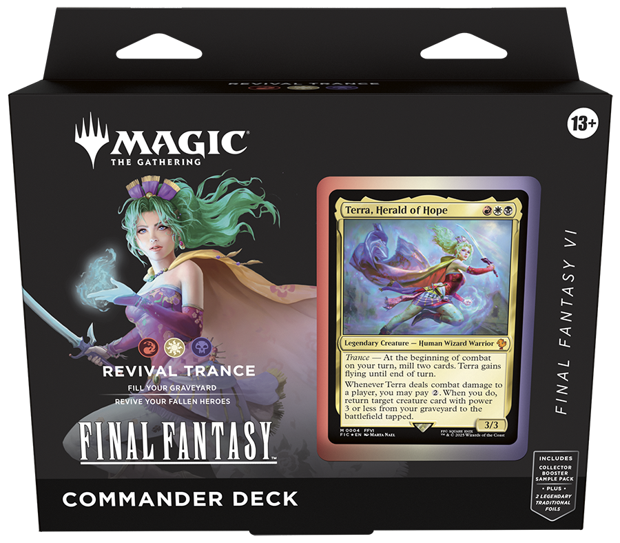 Magic The Gathering - Final Fantasy Commander Deck Magic The Gathering - Final Fantasy Commander Deck