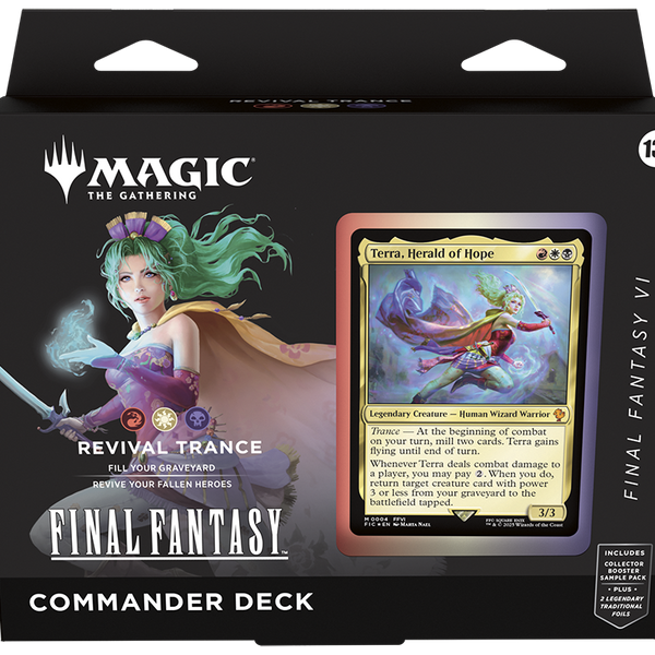 mtg final fantasy commander preorder Magic: The GatheringFINAL FANTASY Commander Decklists
