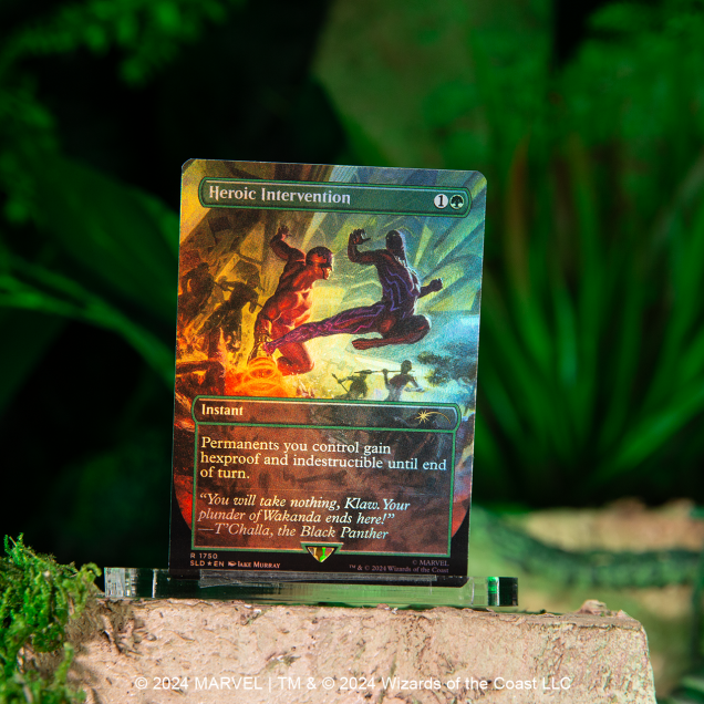 Secret Lair x Marvel Black Panther Rainbow Foil Edition
