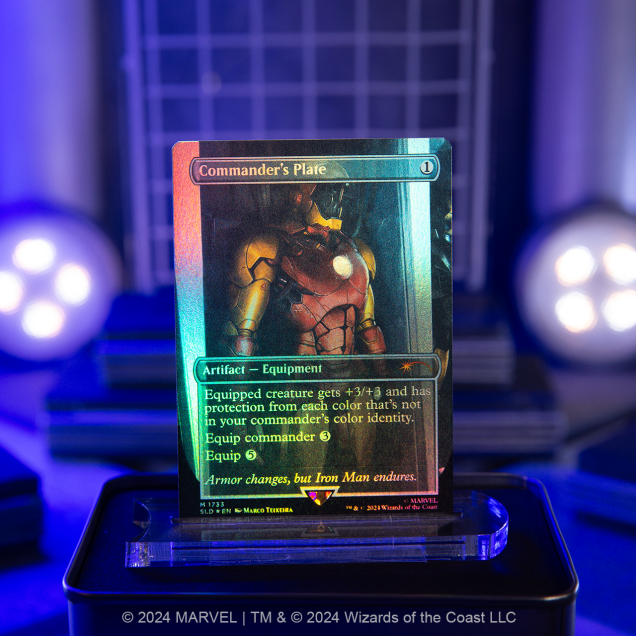 Secret Lair x Marvel Iron Man Rainbow Foil Edition