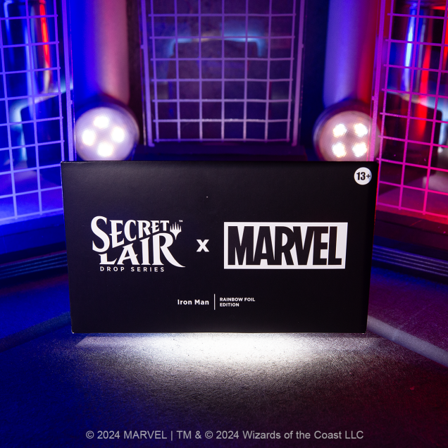 Secret Lair x Marvel Iron Man Rainbow Foil Edition