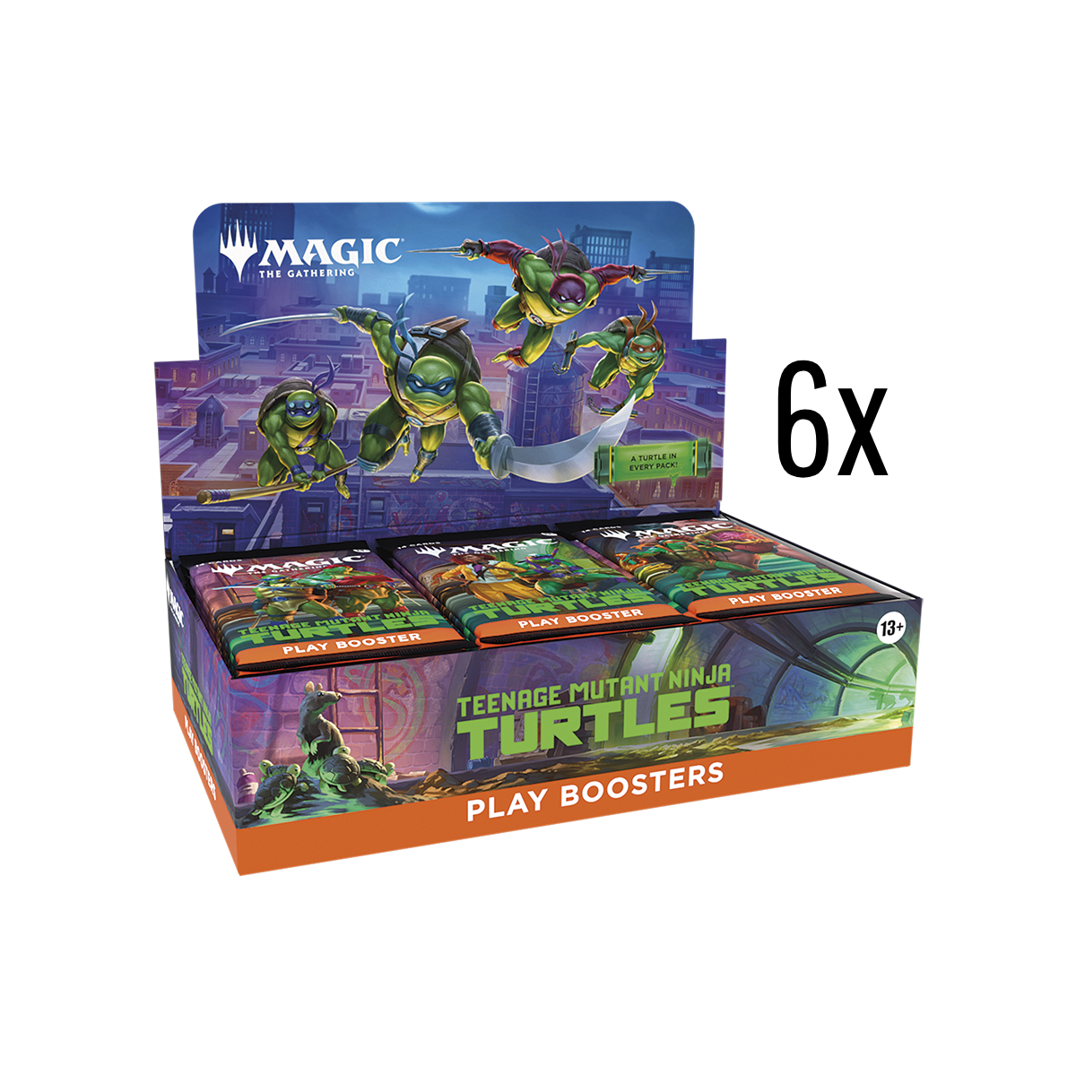 Teenage Mutant Ninja Turtles Play Booster Case (6 Boxes) - Preorder