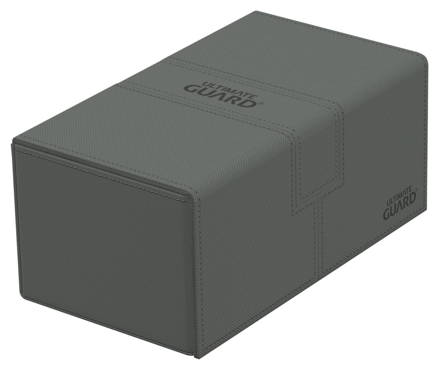 Ultimate Guard Twin Flip n Tray 200 Grey Xenoskin Deck Case