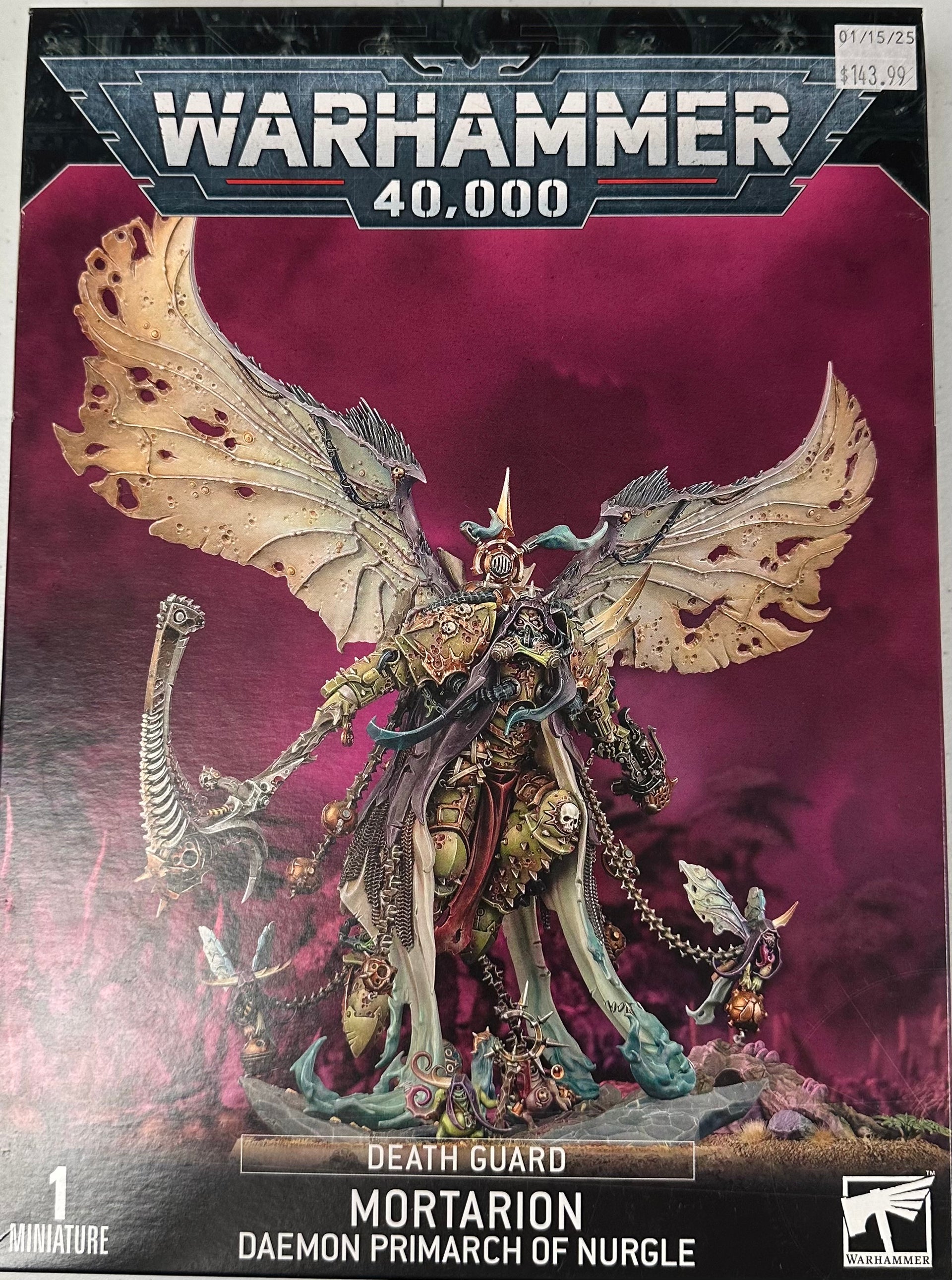 Warhammer 40K Death Guard Mortarion Daemon Primarch of Nurgle
