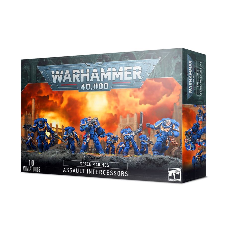 warhammer 40k space marines assault intercessors